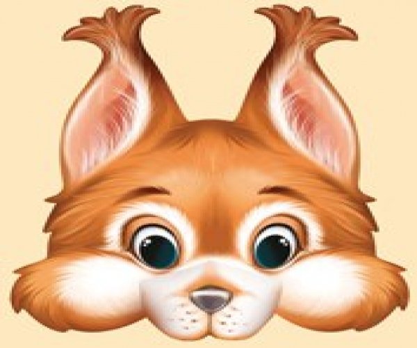 Белка маска для детей