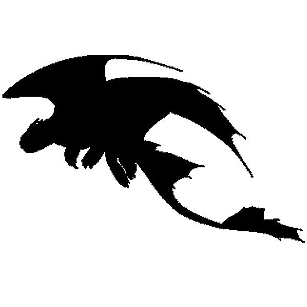 Силуэт дракона