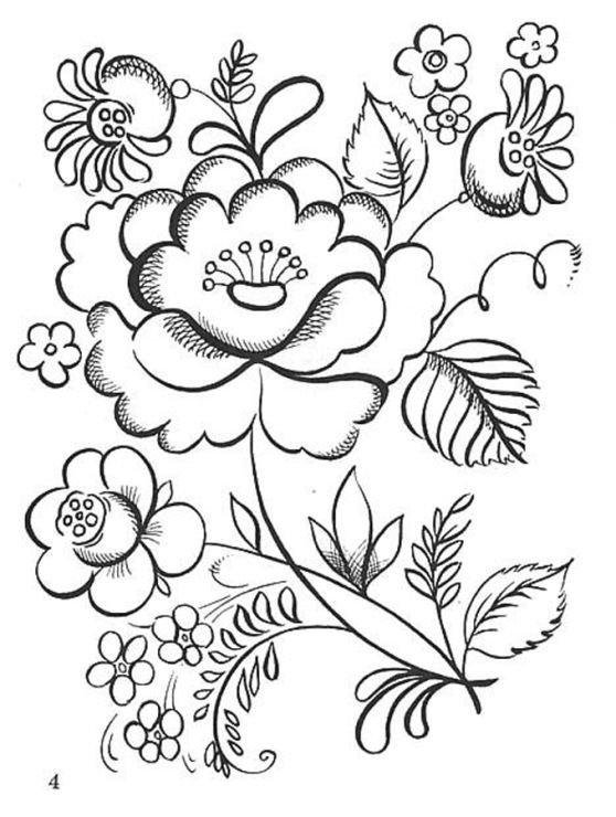 Узоры для росписи по дереву