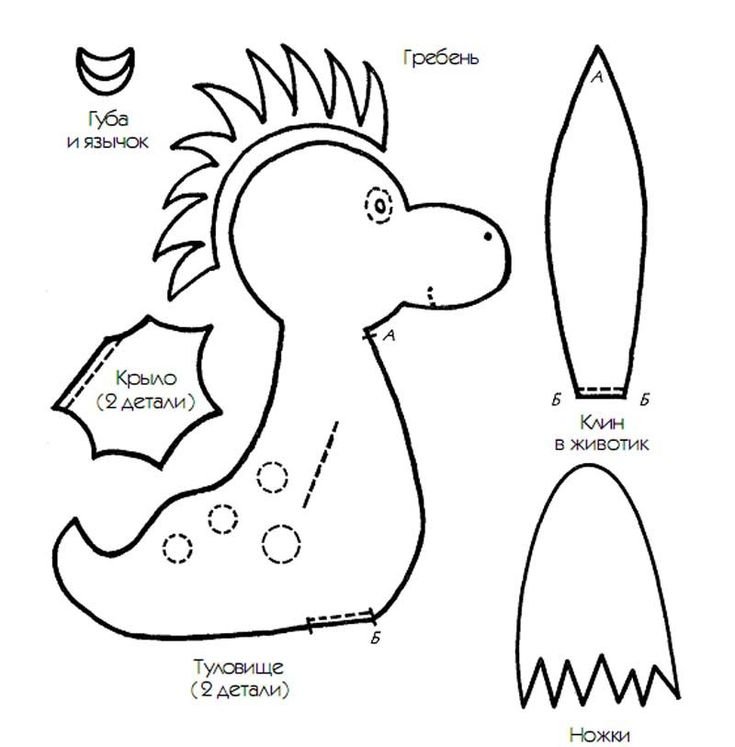 Лекало игрушки динозавра