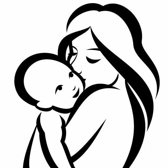 Монохромная вышивка детская