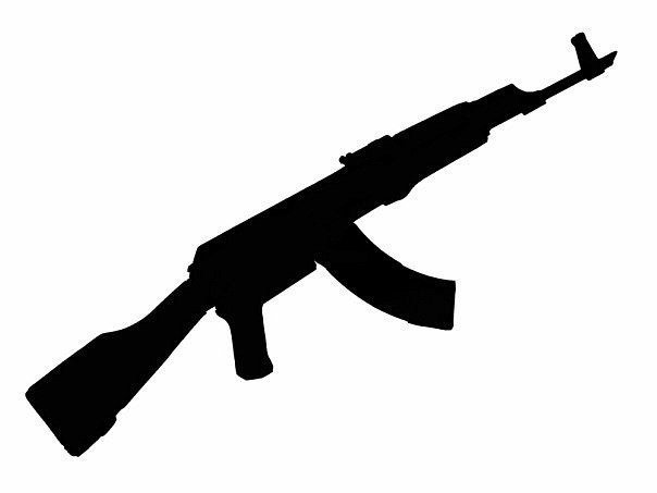 Автомат Калашникова АК-47 чёрный