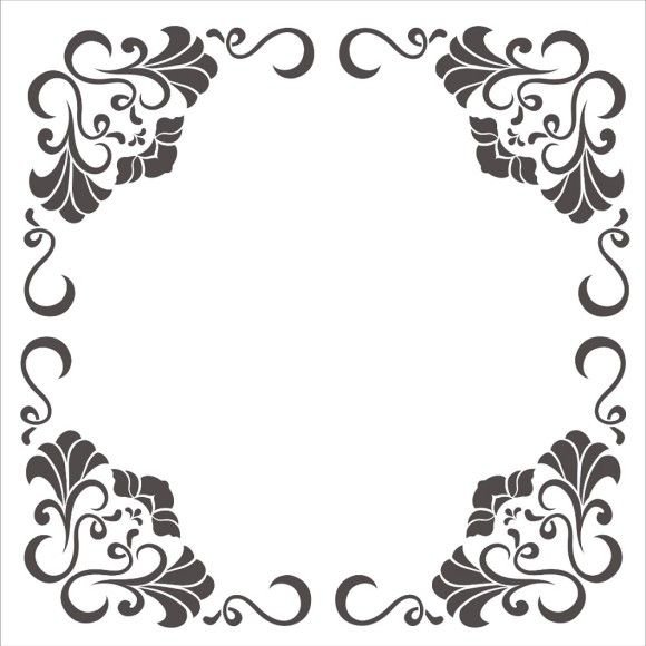 Рамка трафарет