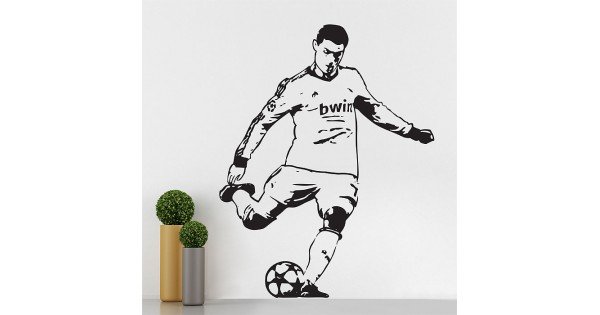 Рисунок футболиста Криштиану Роналду