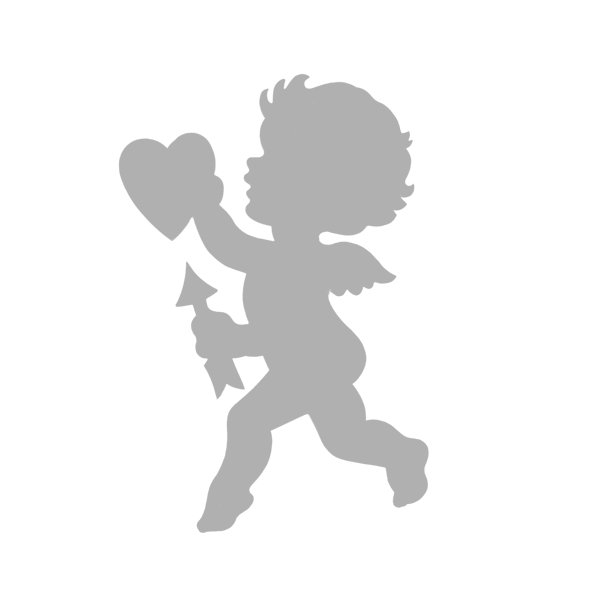 Трафарет амурчиков