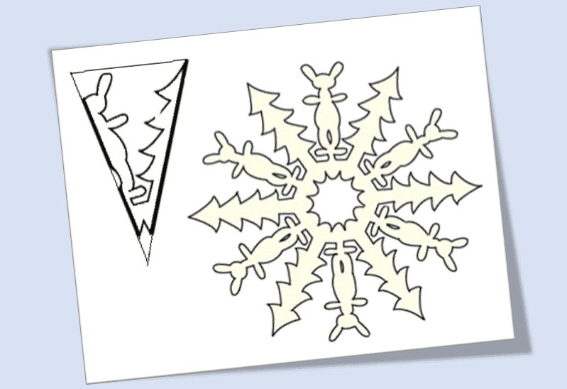 Снежинка рисунок