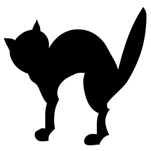 Силуэт кошки