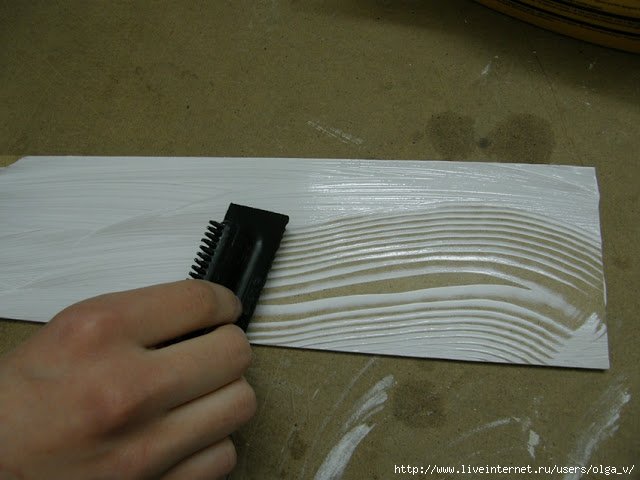 Имитация дерева на бумаге