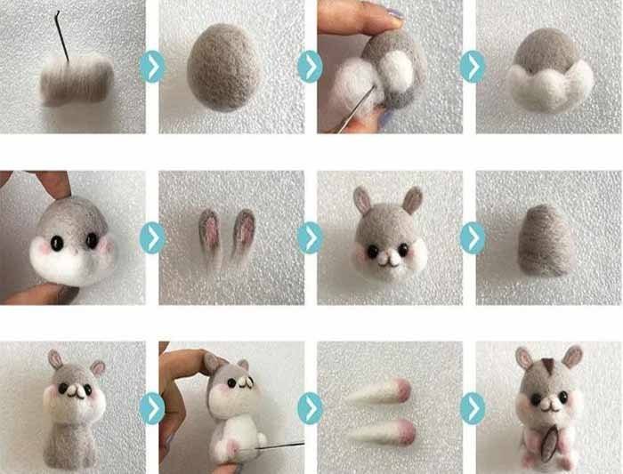 Валяние из шерсти для начинающих мастер класс пошагово