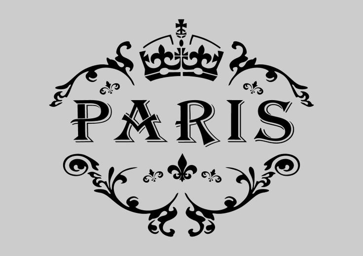 Paris надпись