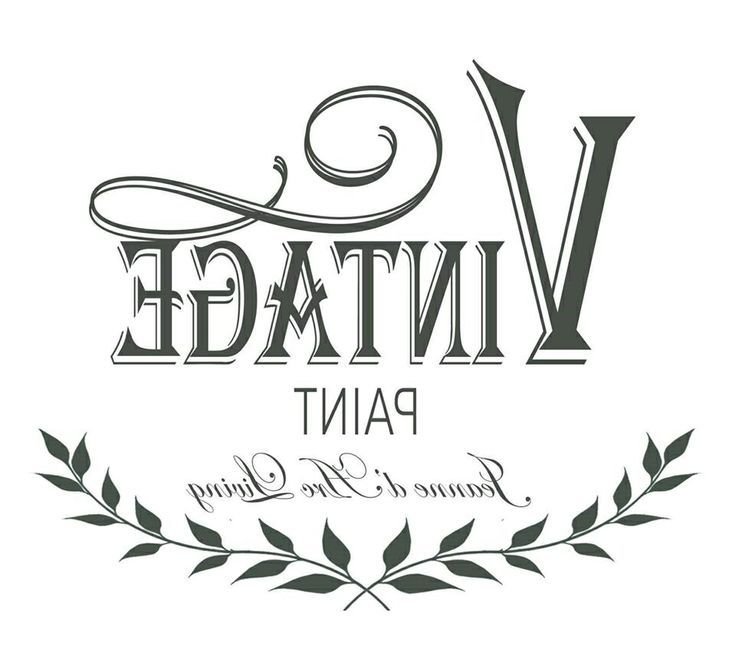 Зеркальные надписи для декупажа