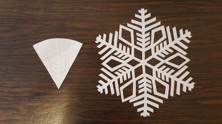 Трафарет «снежинки»