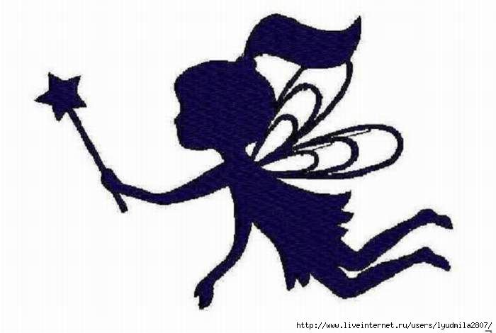 Новогодние феи для вырезания