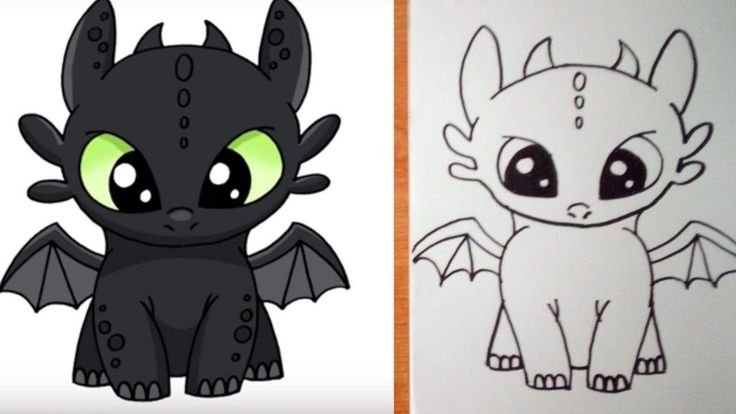 Рисунки лёгкие Беззубик