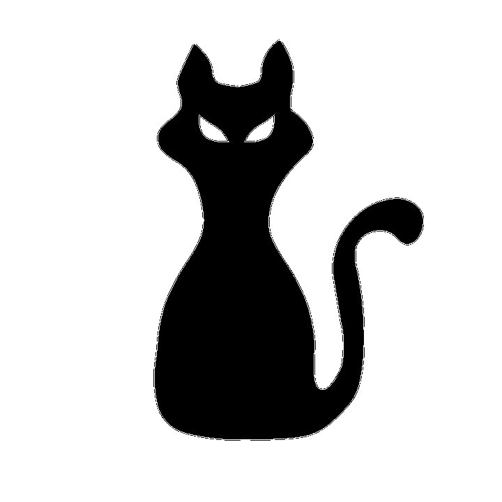 Силуэт кошки