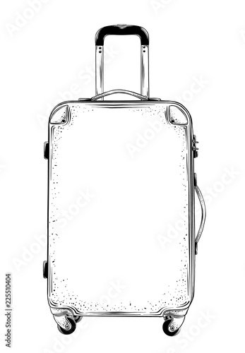 Чемодан раскраска