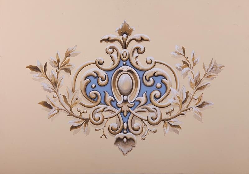 Альфрейная роспись Ренессанс