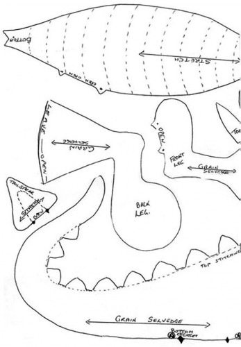 Выкройка дракона мягкая игрушка