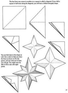 Оригами пятиконечная звезда схема