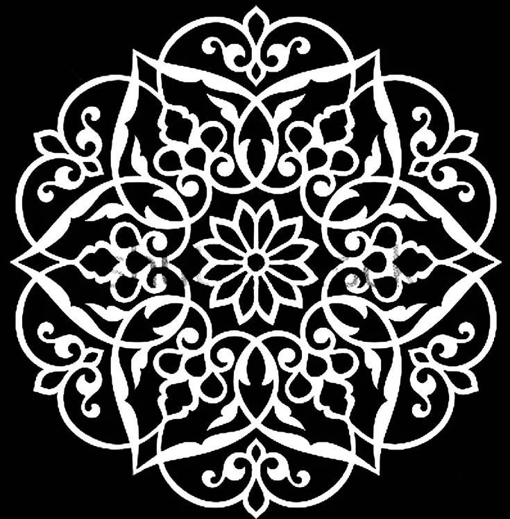 Трафарет узоры