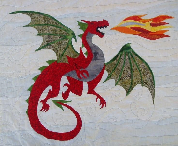 Драконов из ткани