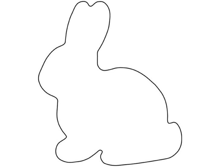 Пасхальный зайчик выкройка