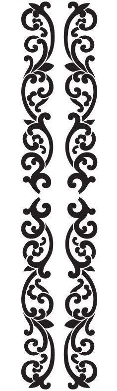 Узор вертикальный