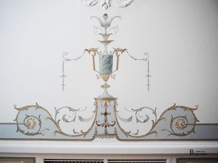 Альфрейная роспись рококо