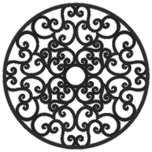 Круглый орнамент