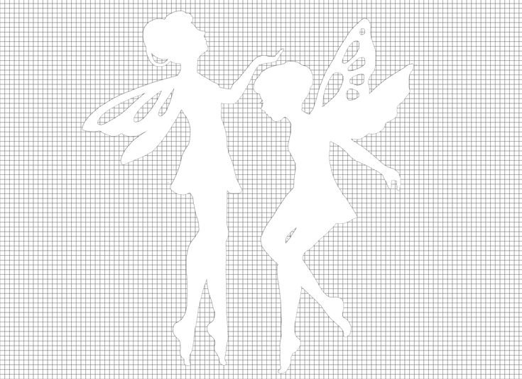 Фея для вырезания из бумаги