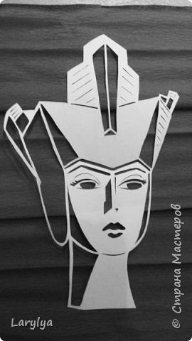 Вытынанка Снежная Королева