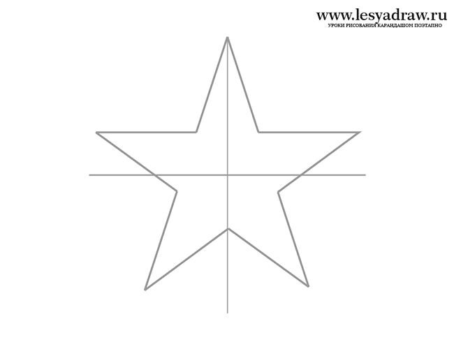 Трафарет звезды