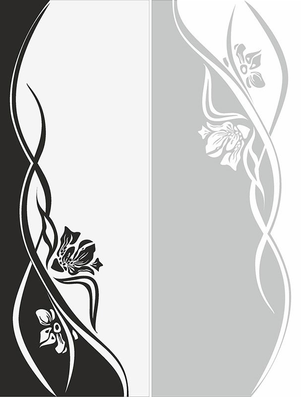 Зеркало трафарет