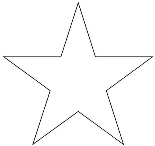 Трафарет звезды