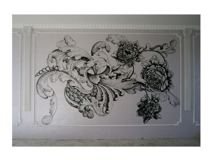 Альфрейная роспись Эрмитаж