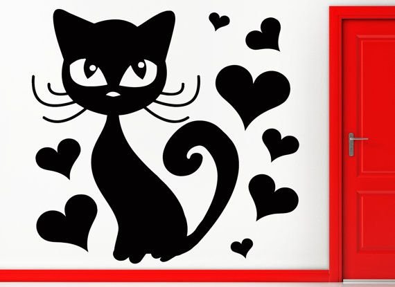 Трафарет кошечки