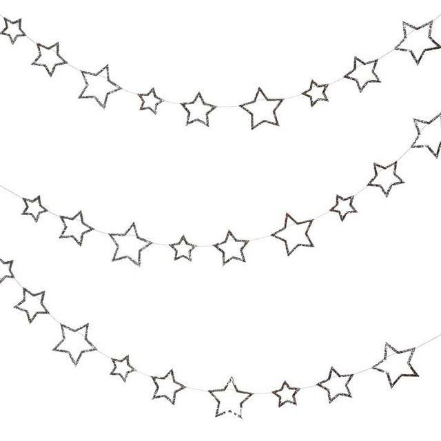 Гирлянда из звездочек