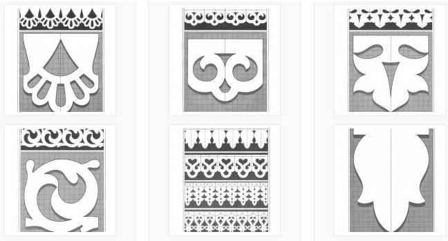 Наличники трафареты пропильная резьба