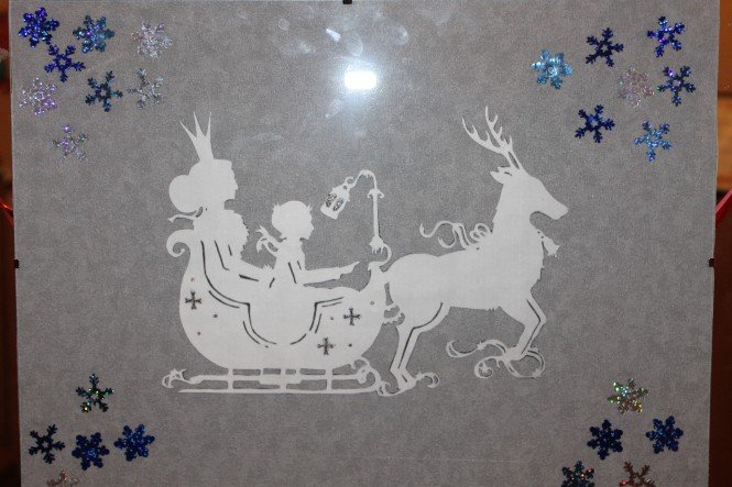 Вытынанка Снежная Королева