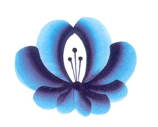 Гжель Гжельская роза Агашка