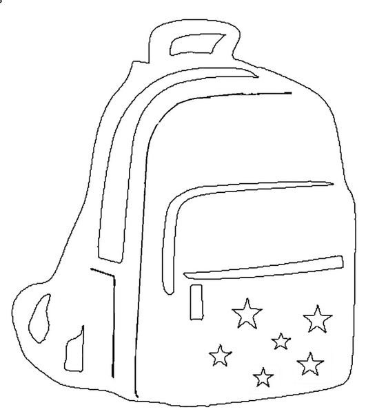 Рюкзак трафарет для детей