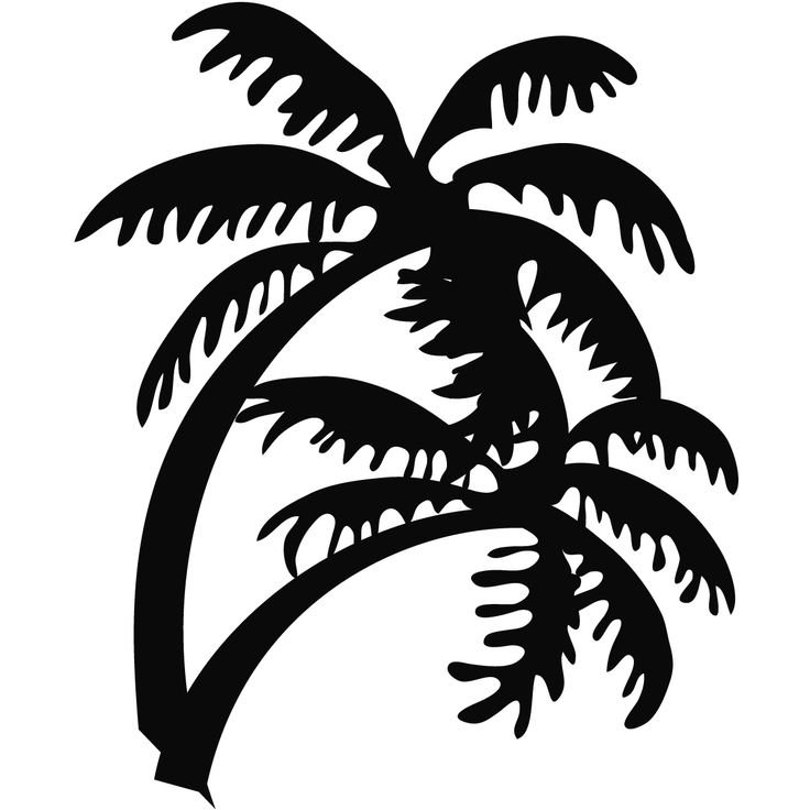 Пальма трафарет