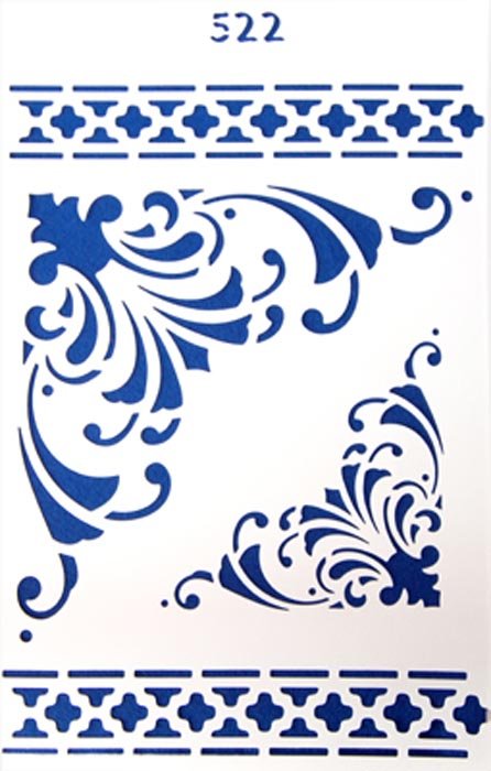 Узор для печки трафарет