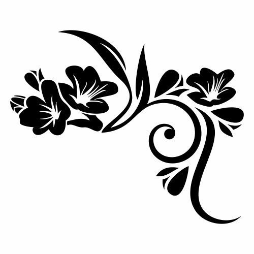 Трафаретные узоры на стены