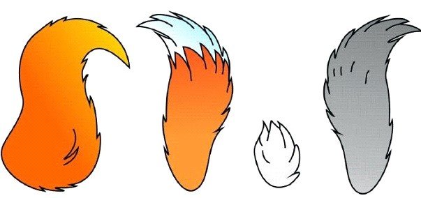 Хвост волка для детей