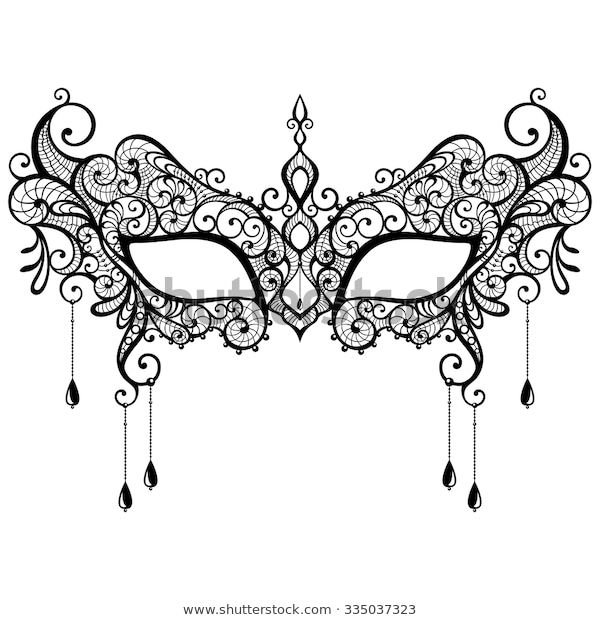 Эскиз маскарадной маски