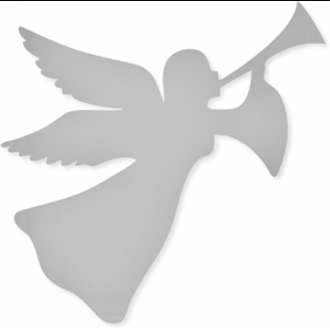 Силуэты ангелов