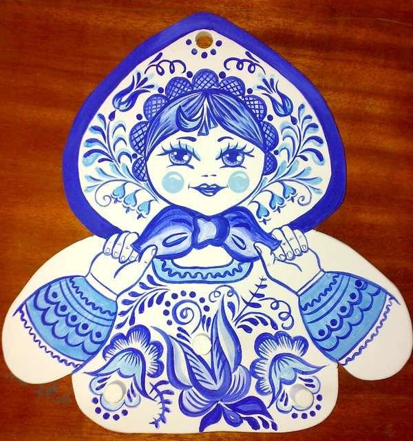 Гжель рисунок