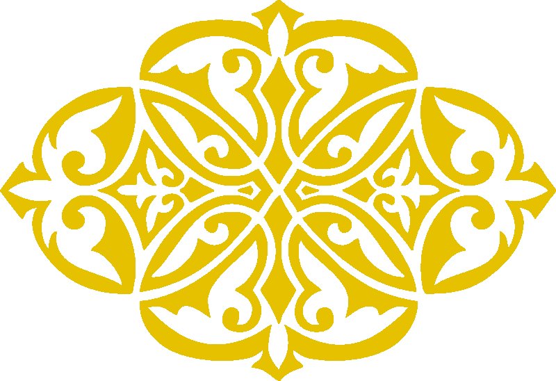 Казахский орнамент ою