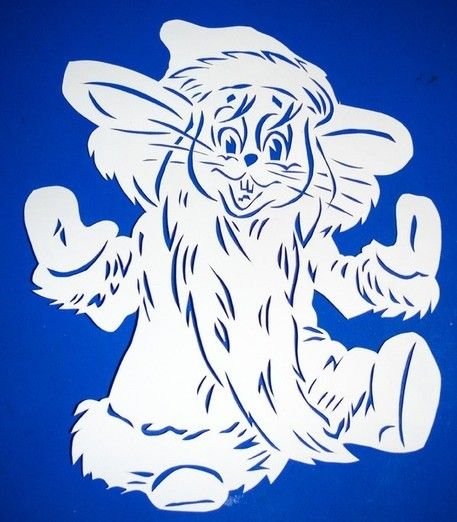 Вытынанки на новый год